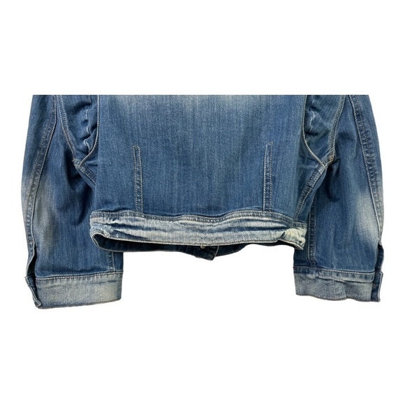 Massimo Dutti Crop denim jacket size XS - Picture 5 of 11